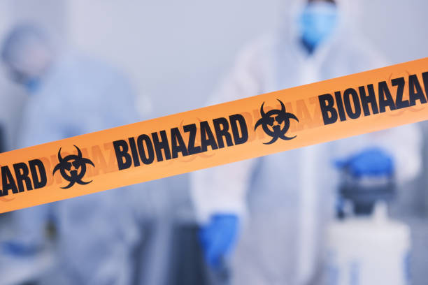 Professional Biohazard Cleanup technician working in Elm Creek, TX